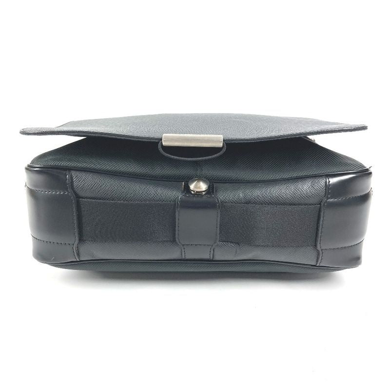 Louis Vuitton Shoulder Bag Victor Taiga Leather Ardoise Black Ardoise X Khaki
