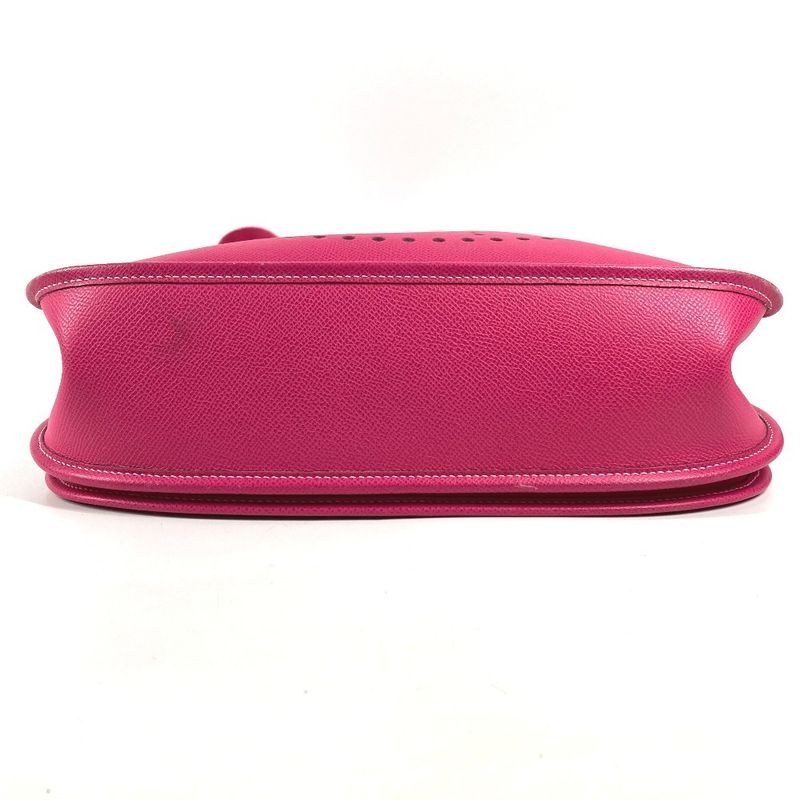 Hermes Shoulder Bag Evelyne 3 GM Epsom Rose Tyrian Pink