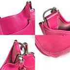 Hermes Shoulder Bag Evelyne 3 GM Epsom Rose Tyrian Pink