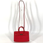 Hermes Handbag Tiny Birkin Leather Red — view 3