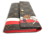 Louis Vuitton Wallet Portefeuille Sarah Monogram Brown Red