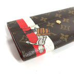 Louis Vuitton Wallet Portefeuille Sarah Monogram Brown Red