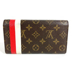 Louis Vuitton Wallet Portefeuille Sarah Monogram Brown Red