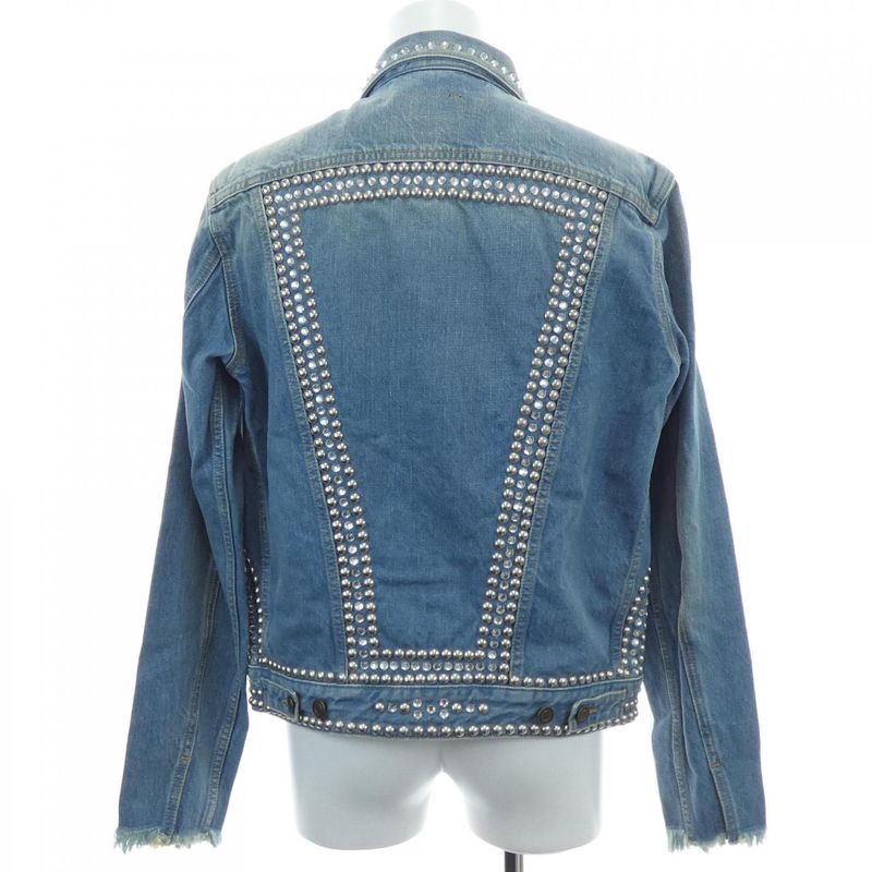 Saint Laurent Denim Jacket Blue