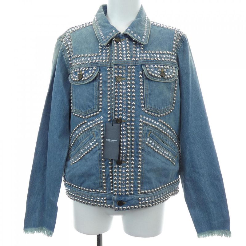 Saint Laurent Denim Jacket Blue
