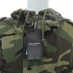 Saint Laurent Jacket Camouflage Khaki Style Camouflage