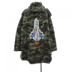 Saint Laurent Jacket Camouflage Khaki Style Camouflage