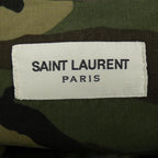 Saint Laurent Jacket Camouflage Khaki Style Camouflage