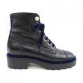 Chanel Lace Up Boots
