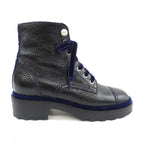 Chanel Lace Up Boots