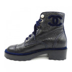 Chanel Lace Up Boots