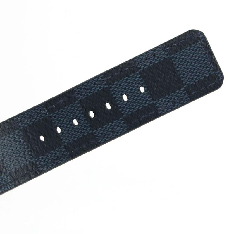 Louis Vuitton Tambour Damier Graphite SS Quartz Bracelet Dial Color: Black