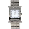 Hermes Watch SS Quartz Dial Color: White Arabic