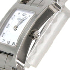 Hermes Watch SS Quartz Dial Color: White Arabic