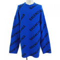 Balenciaga Wardrobe Knit Sweater Black Blue