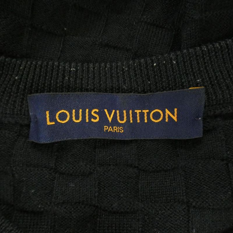 Louis Vuitton Damier Cresque Neck Knit Sweater