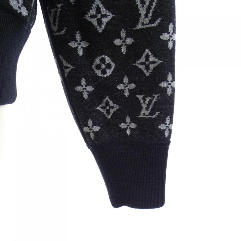 Louis Vuitton Track Top Reversible Monogram Jacket Black Gray