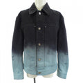 Louis Vuitton Embroidered Denim Jacket Black Blue