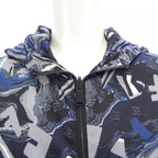 Fendi Aixy Jacket Black 46 Navy Gray
