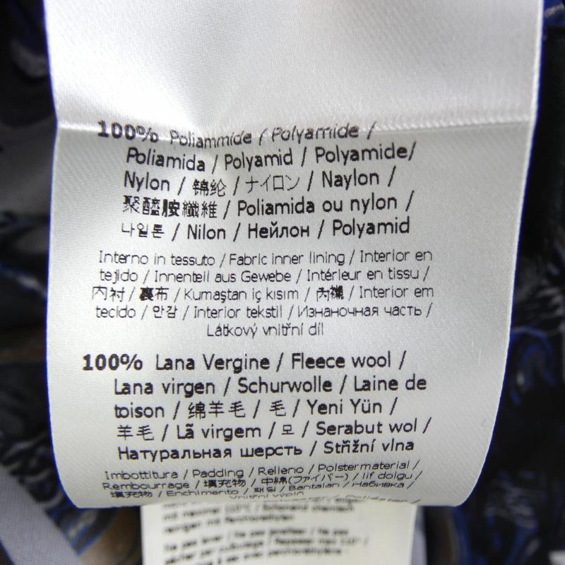 Fendi Aixy Jacket Black 46 Navy Gray