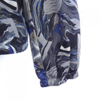 Fendi Aixy Jacket Black 46 Navy Gray