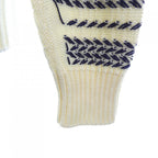 Dior Knit Sweater White Navy