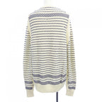Dior Knit Sweater White Navy