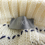 Dior Knit Sweater White Navy