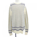 Dior Knit Sweater White Navy