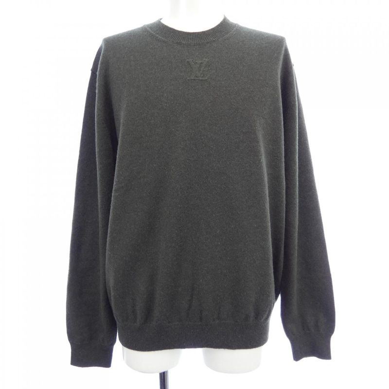 Louis Vuitton Lvse LV Embossed Curtain Neck Knit Sweater
