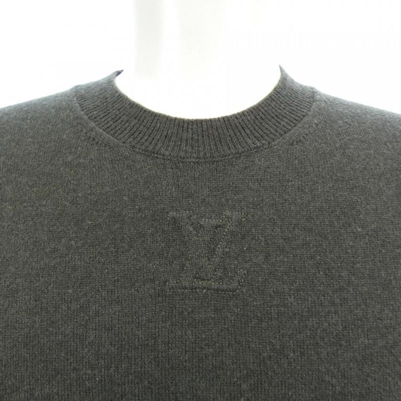 Louis Vuitton Lvse LV Embossed Curtain Neck Knit Sweater