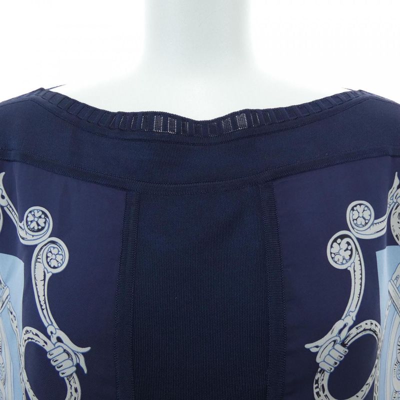 Hermes Bride de Cour Remix Twill Rene Dress