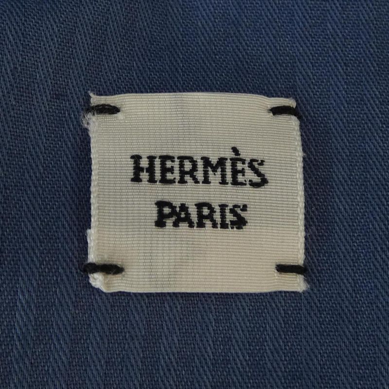 Hermes Dress Blue 38 Blue-based Transparency