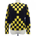 Louis Vuitton Knit Top Cashmere Black Yellow Check
