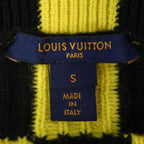 Louis Vuitton Knit Top Cashmere Black Yellow Check