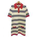 Gucci Dress Beige Transparency Red