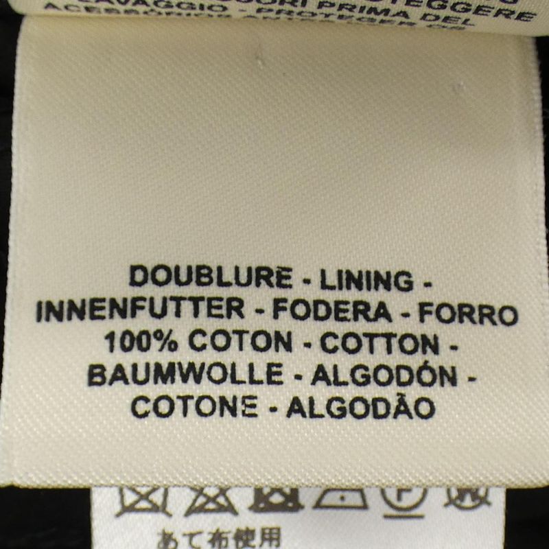 Hermes Button Coat Navy Gray White Check