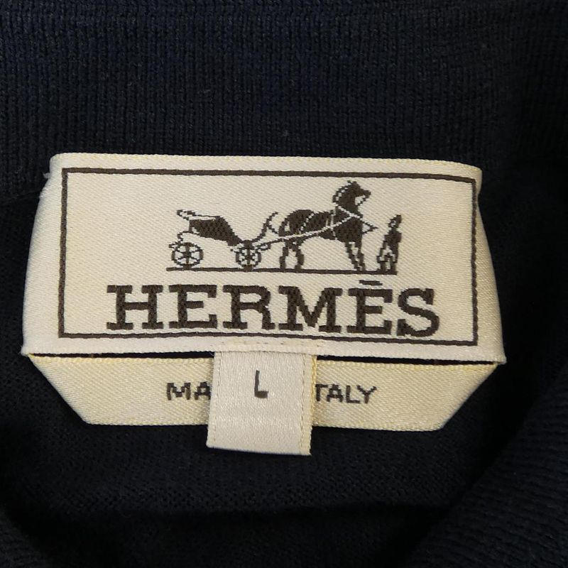 Hermes Polo Shirt Navy