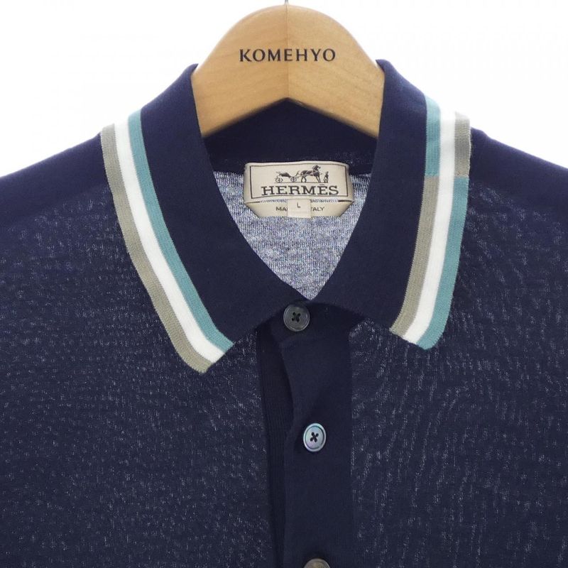 Hermes Polo Shirt Navy