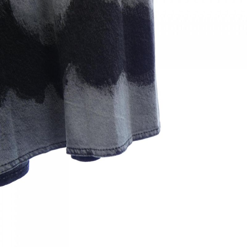 Dior Skirt Black 40 Gray