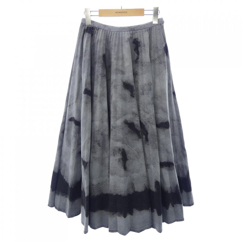 Dior Skirt Black 40 Gray