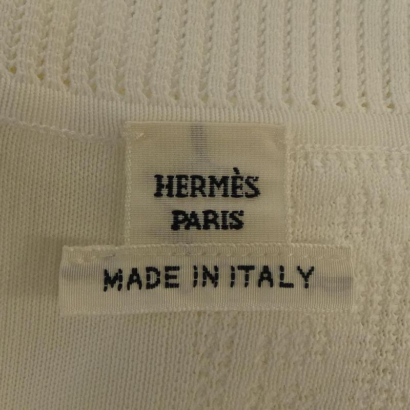 Hermes Che-ne-d'ancre Tunic Jacket White Translucency