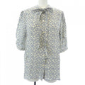 Celine S/S Shirt Silk Blue Blue-based Transparency