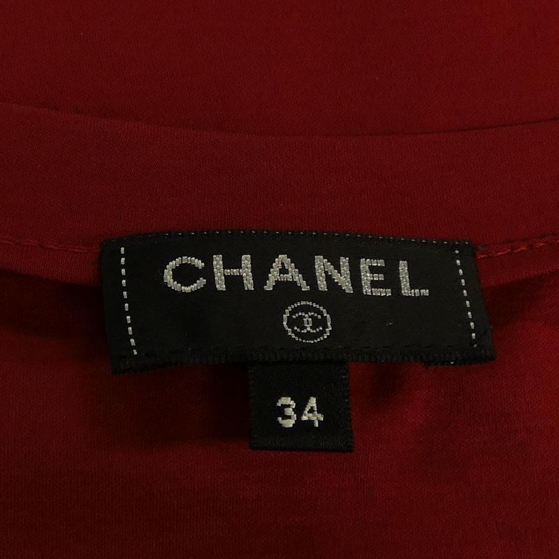 Chanel T-Shirt Red 34 Transparency