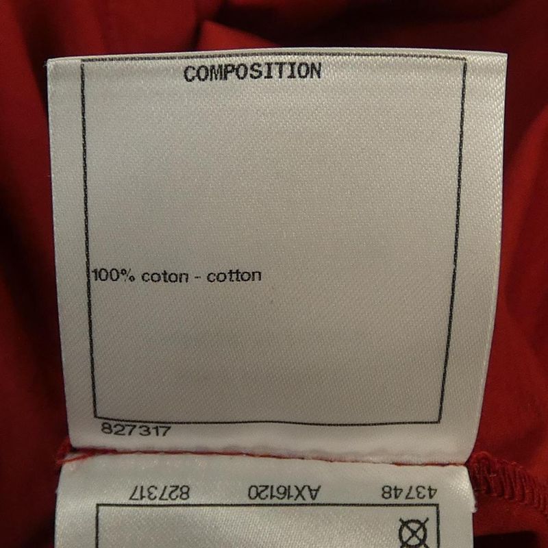 Chanel T-Shirt Red 34 Transparency