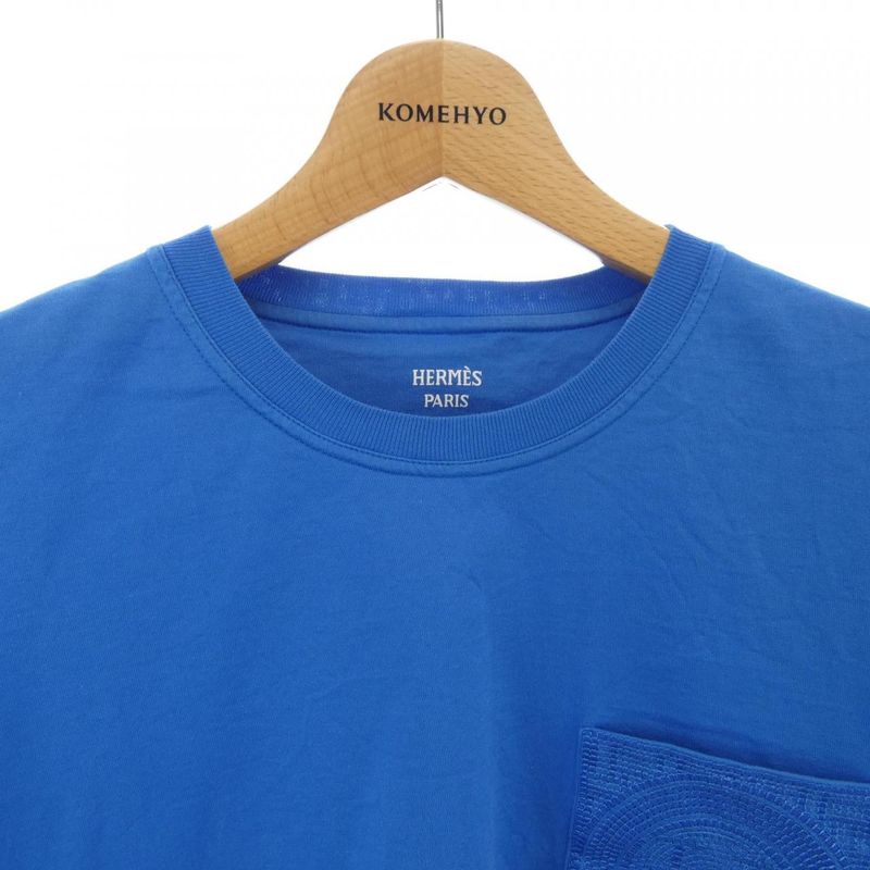 Hermes Mosaique T-Shirt Blue 34 Blue-based Transparency