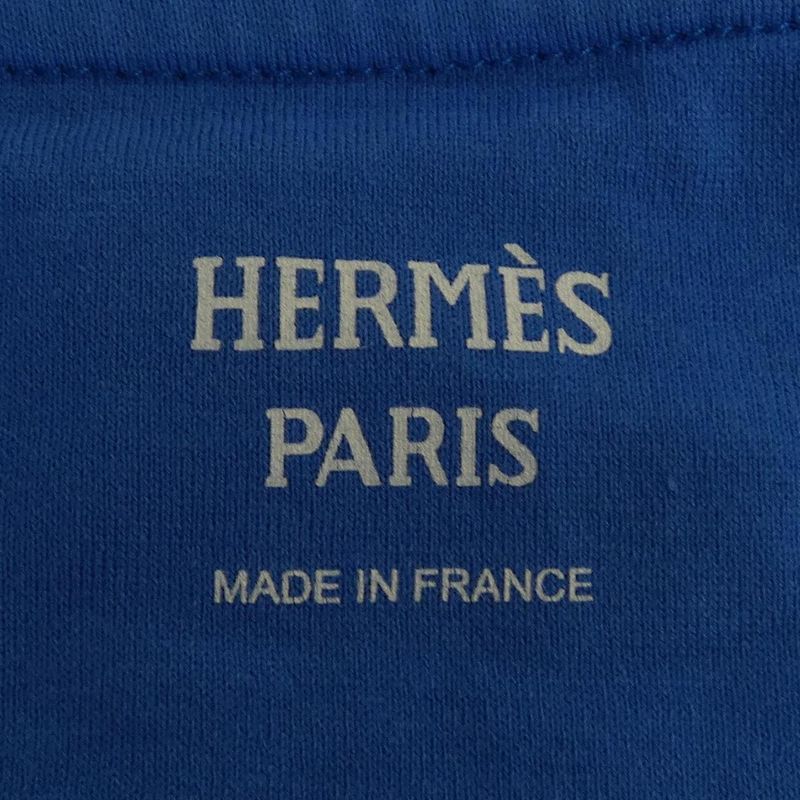 Hermes Mosaique T-Shirt Blue 34 Blue-based Transparency