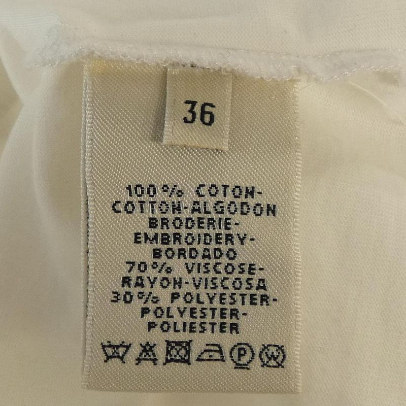 Hermes T-Shirt White 36 Translucency