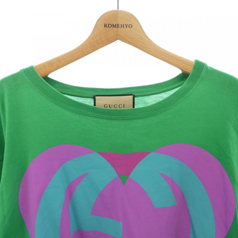 Gucci T-Shirt Green Transparency