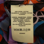 Hermes Fleurs Miroirhrond Dress Black Orange Transparency